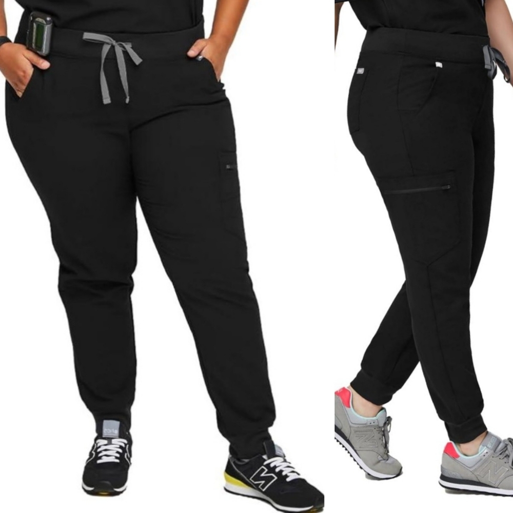 Figs Zamora 2.0 jogger scrub pants Black XL Petite